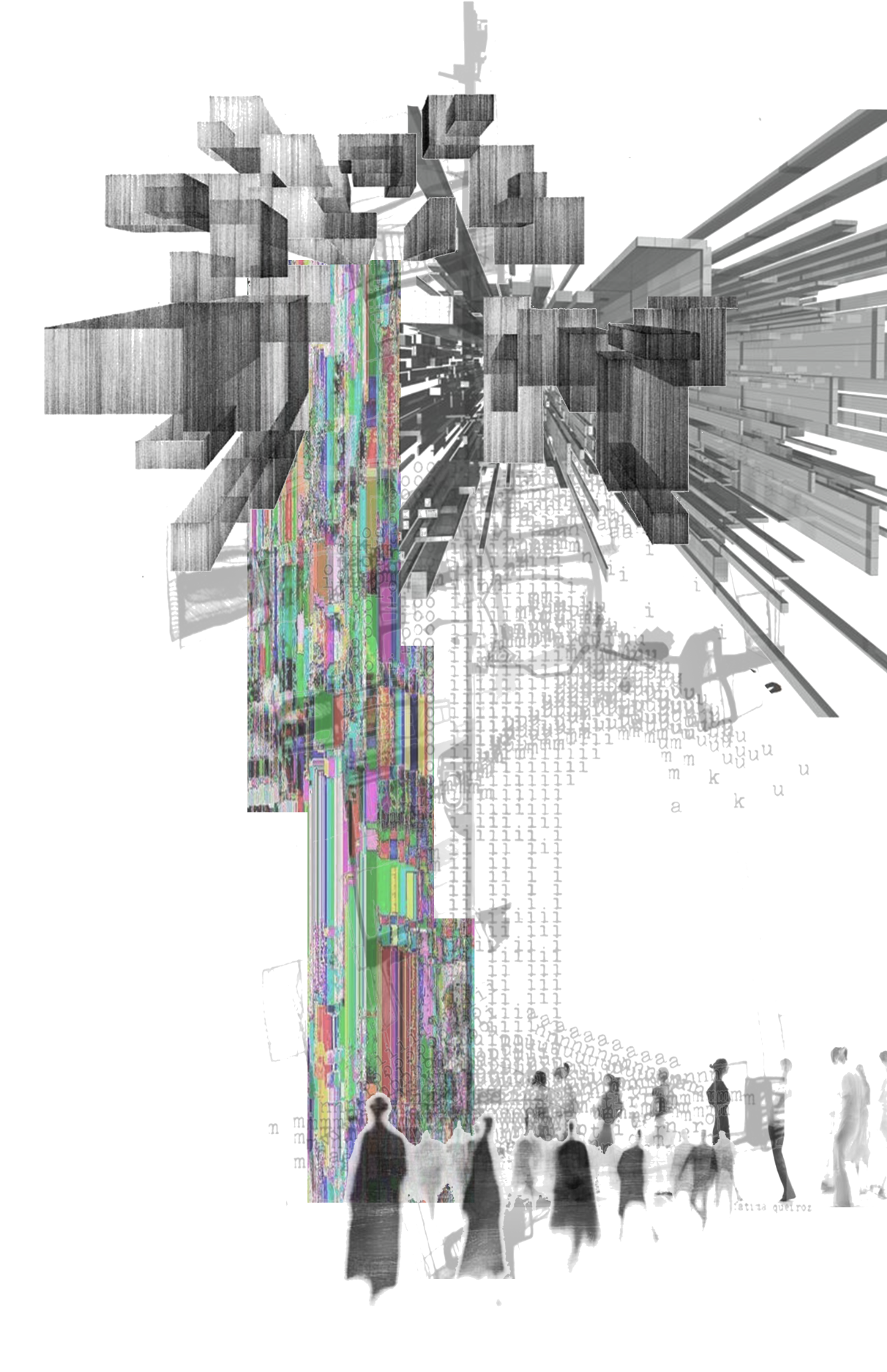 Research collage graphic